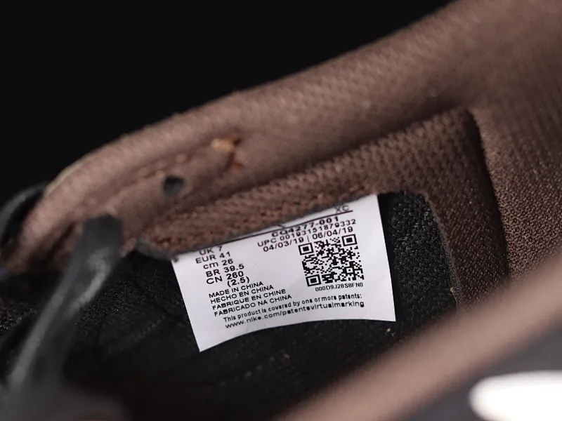 All categories Air Jordan Jordan series basketball shoes Air Jordan 1 Low pure original version Travis Scott x Jordan 1 low AJ 1 OG barb reverse hook grimace low top CQ4277-001